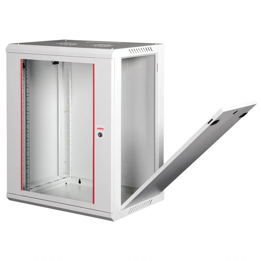 ROLINE 19-Zoll Wandgehäuse Basic Plus 18HE, 600x450 BxT grau