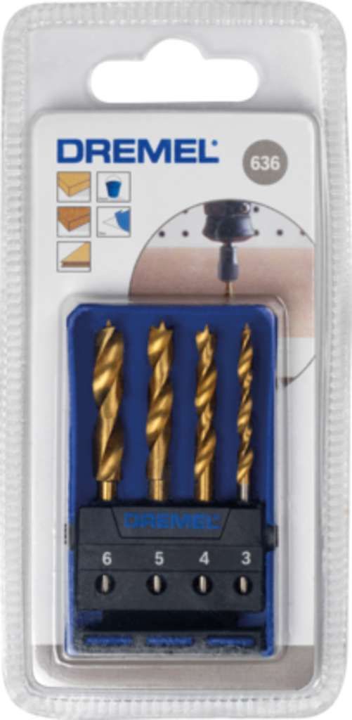 Dremel 636 Holzbohrer-Satz VE4