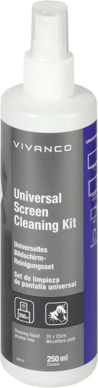 Vivanco Bildschirm Reinigungsset, 250ml,