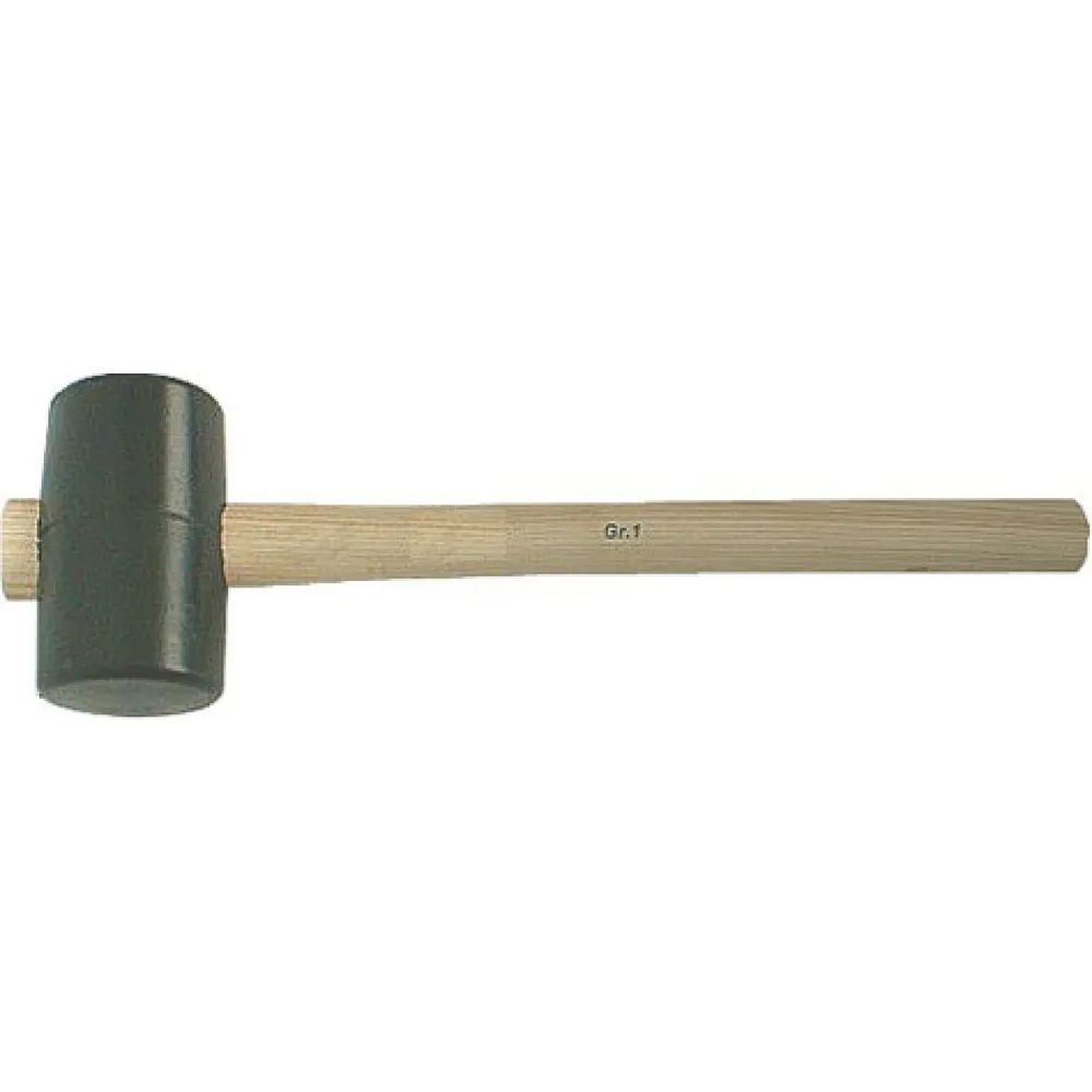 Dönges GmbH & Co.KG  Gummihammer fassförmig Gr.4 Kopfdurchmesser 90 x 140 mm mit Eschenstiel