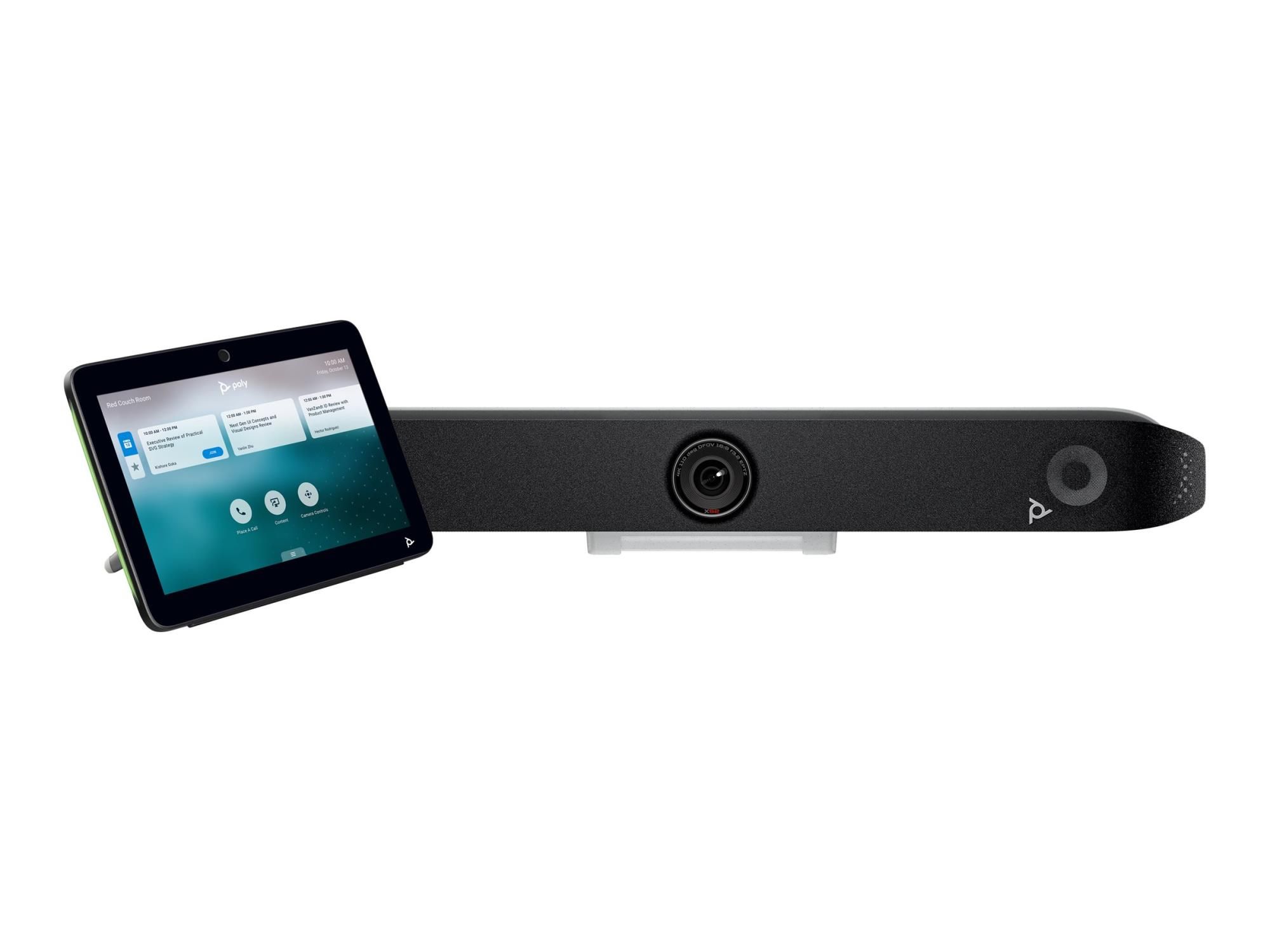 Poly Studio X52 - Kit für Videokonferenzen (Touchscreen-Konsole, Videoleiste) Open-Box