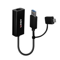 Lindy USB 3.2 Gen 1 Gigabit Ethernet Converter - 1.000 Mbps - Ethernet