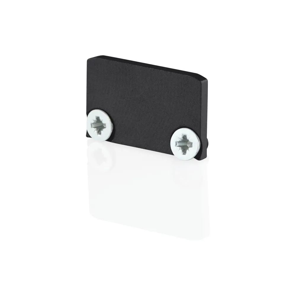 BILTON Endkappe schwarz zu Aufbau- Aluminiumprofil XT02