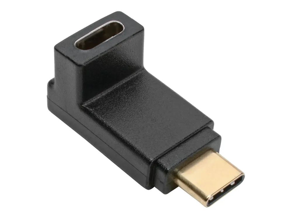 Tripp Eaton Tripp Lite Series USB C to USB Type C Adapter Converter Right Angle M/F 10Gbps 3A - USB-Adapter - 24 pin USB-C (M)