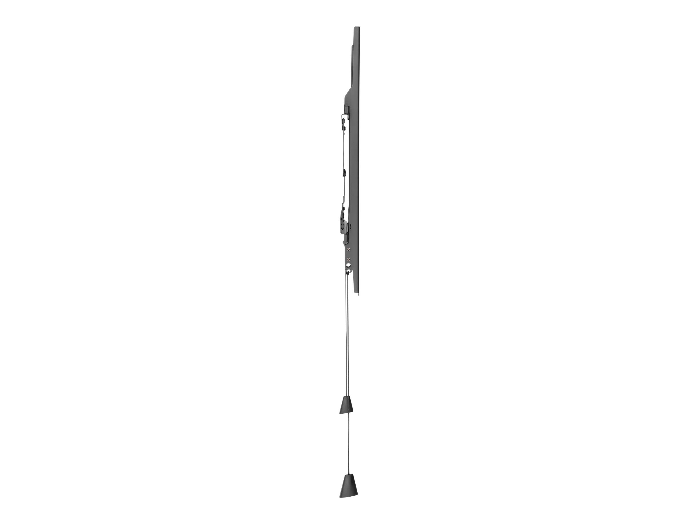Vision VFM-W8X4V/2 - Befestigungskit (Wandmontage) - für Flachbildschirm - verriegelbar - kaltgewalzter Stahl - Schwarz - Bildschirmgröße: 119.4-190.5 cm (47"-75")