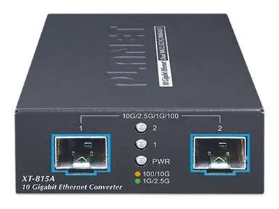 Planet Medienkonverter - 2.5GbE, 10GbE - 10GBase-X, 2.5GBase-X, 1000Base-X, 100Base-X