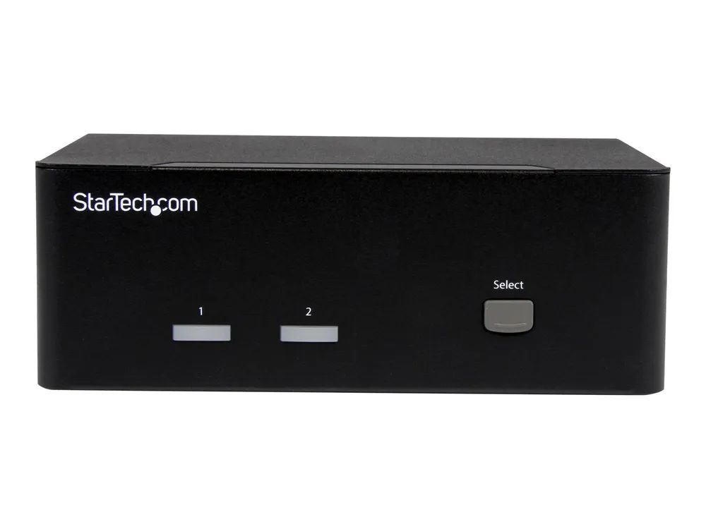 StarTech.com 2 Port KVM Switch mit Dual-VGA und 2-fach USB Hub
