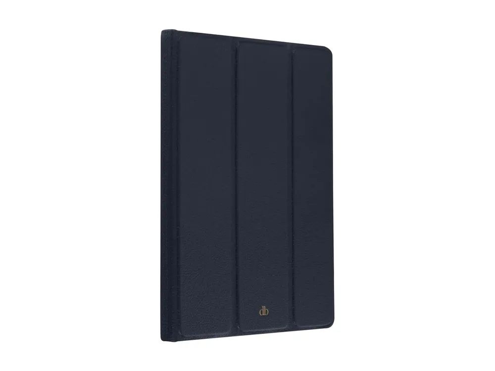dbramante1928 Milan - Flip-Hülle für Tablet - Vollnarbenleder - Pazifikblau - für Apple 10.2-inch iPad (9. Generation)