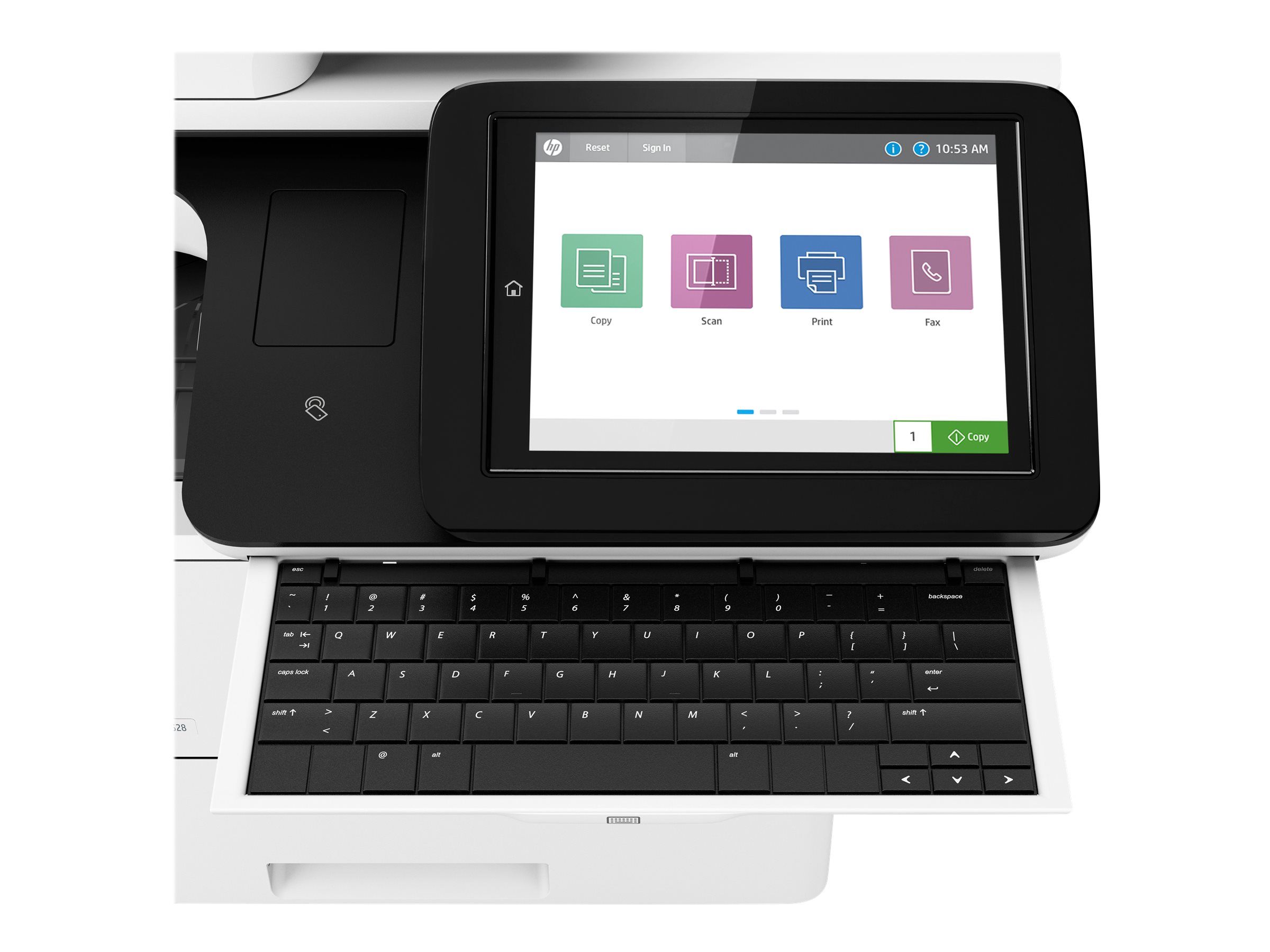 HP LaserJet Enterprise Flow MFP M528z - Multifunktionsdrucker - s/w - Laser - Legal (216 x 356 mm)