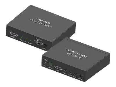 Techly IDATA HDMI-EA74K - Audio-Disembedder