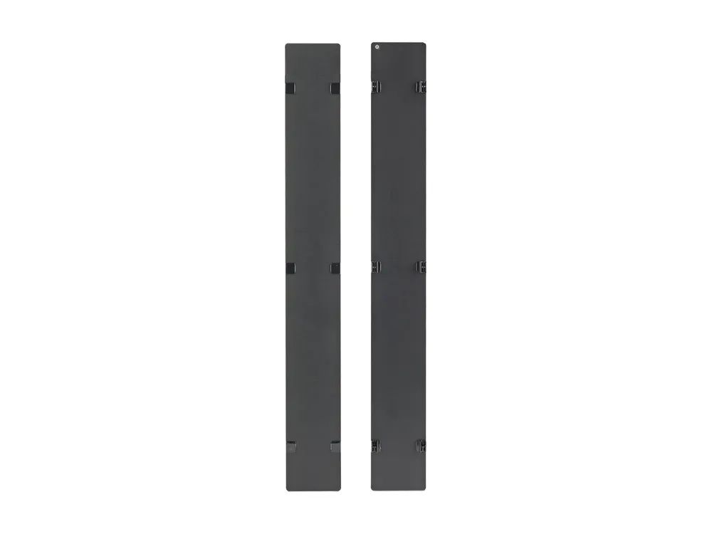 APC Rack-Kabelführungskonsolen-Abdeckung - Schwarz - 48U - TAA-konform (Packung mit 2)