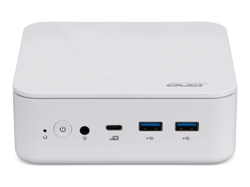 Acer Revo Box RB102-BARR - Barebone - Mini-PC - 1 x Ryzen 7 7730U / 2 GHz - RAM 32 GB - SSD 1.024 TB - Radeon Graphics - Wi-Fi 6E, Bluetooth, 1GbE, 2.5GbE - WLAN: 802.11a/b/g/n/ac/ax (Wi-Fi 6E)