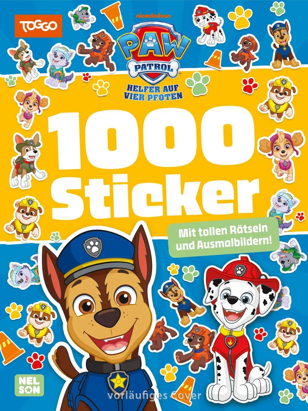 Carlsen Verlag GmbH Paw Patrol Mitmachbuch: 1000 Sticker