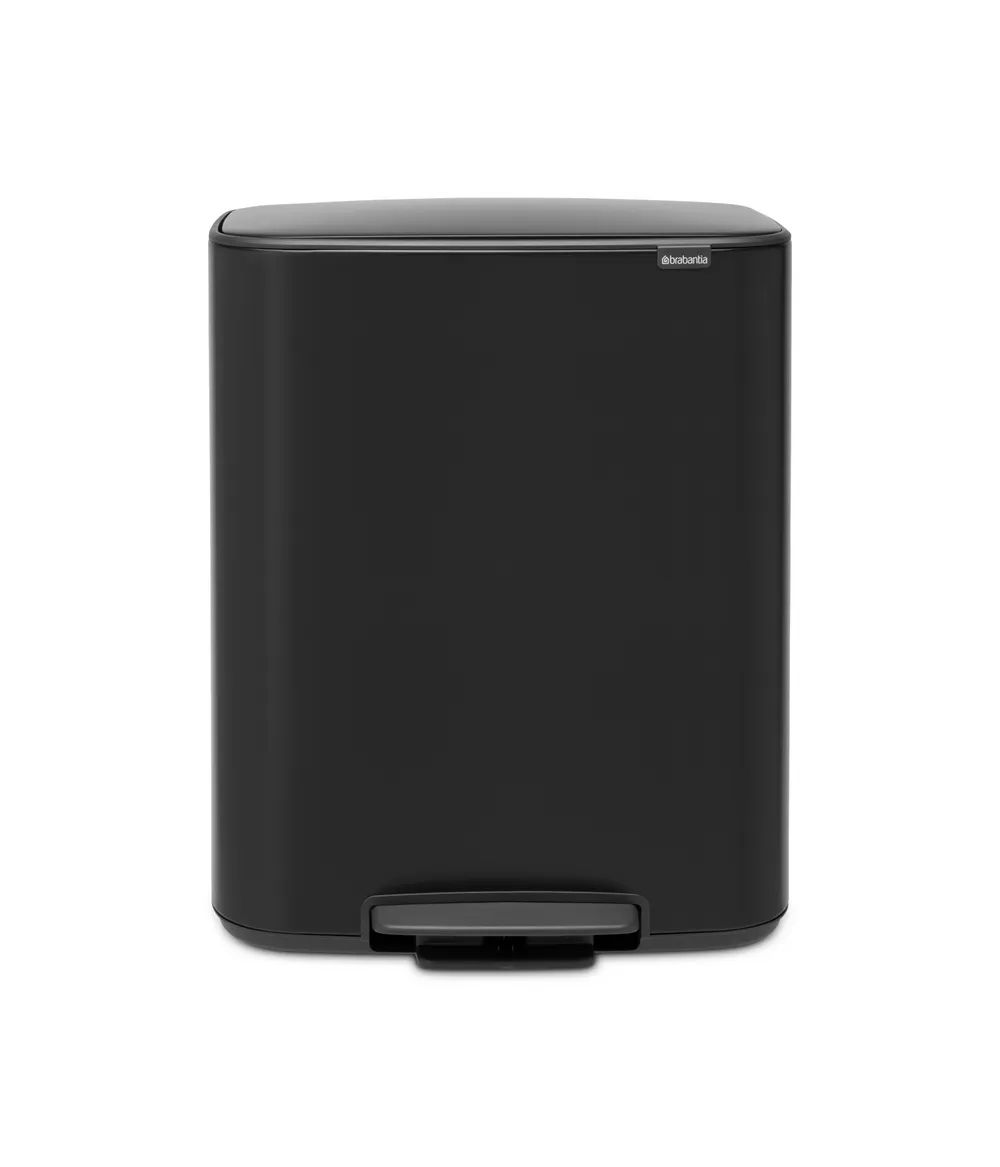 Brabantia Bo Treteimer, 60L - Matt Black