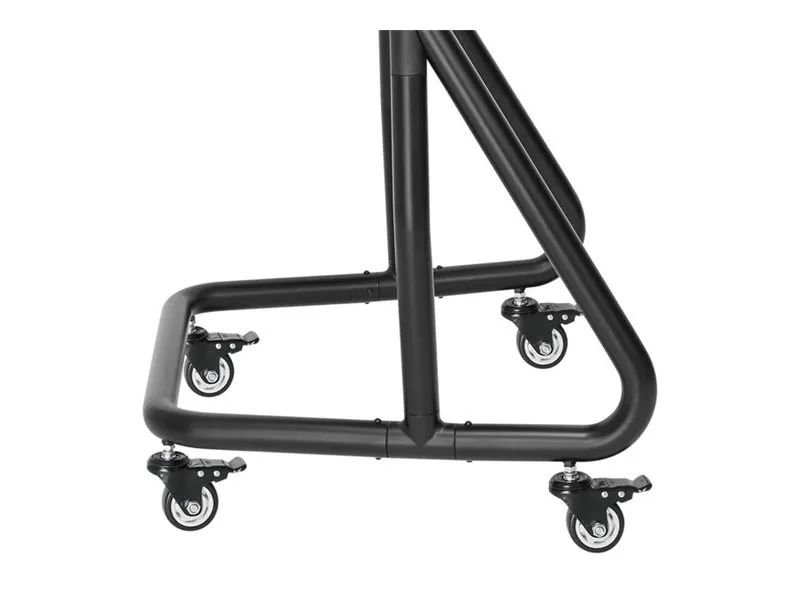 Equip Wagen - für Flachbildschirm / AV-Ausrüstung - heavy-duty, LFD trolley - Aluminium, Kunststoff, stainless steel - Schwarz (60"-105")