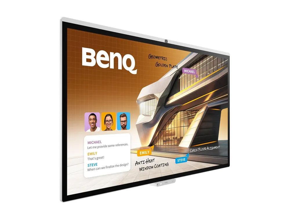 BenQ Board CP7505 - 190 cm (75") Diagonalklasse CP05 Series LCD-Display mit LED-Hintergrundbeleuchtung - interaktiv - mit built-in interactive whiteboard, touchscreen (multi touch)