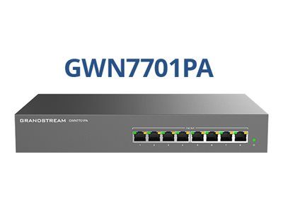 Grandstream GWN7700 Series GWN7701PA - Switch - unmanaged - 8 x 10/100/1000 (8 PoE)