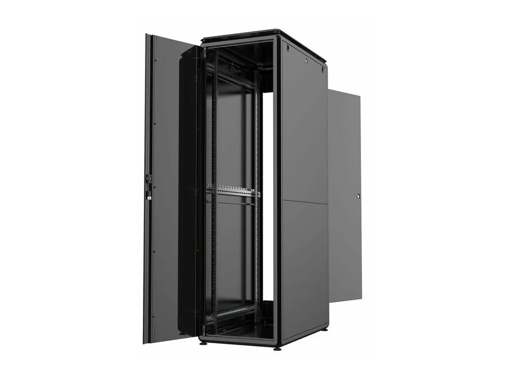 Lanview by Logon Data Line - Schrank Netzwerkschrank - 600 x 1000 mm, data line - freistehend - Schwarz - 42HE - 48.3 cm (19")