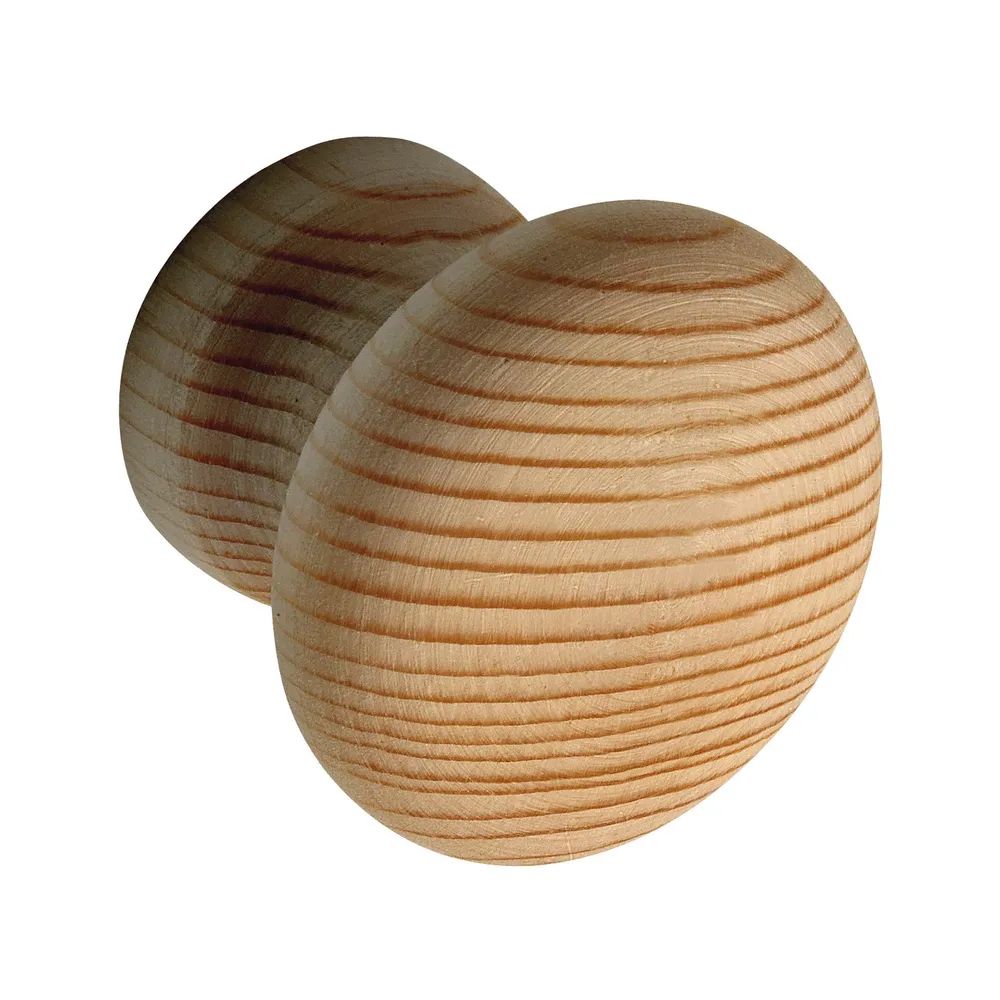 Alles im Griff Knopf Hemera ø 45 mm, Tiefe 29 mm, Fichte roh