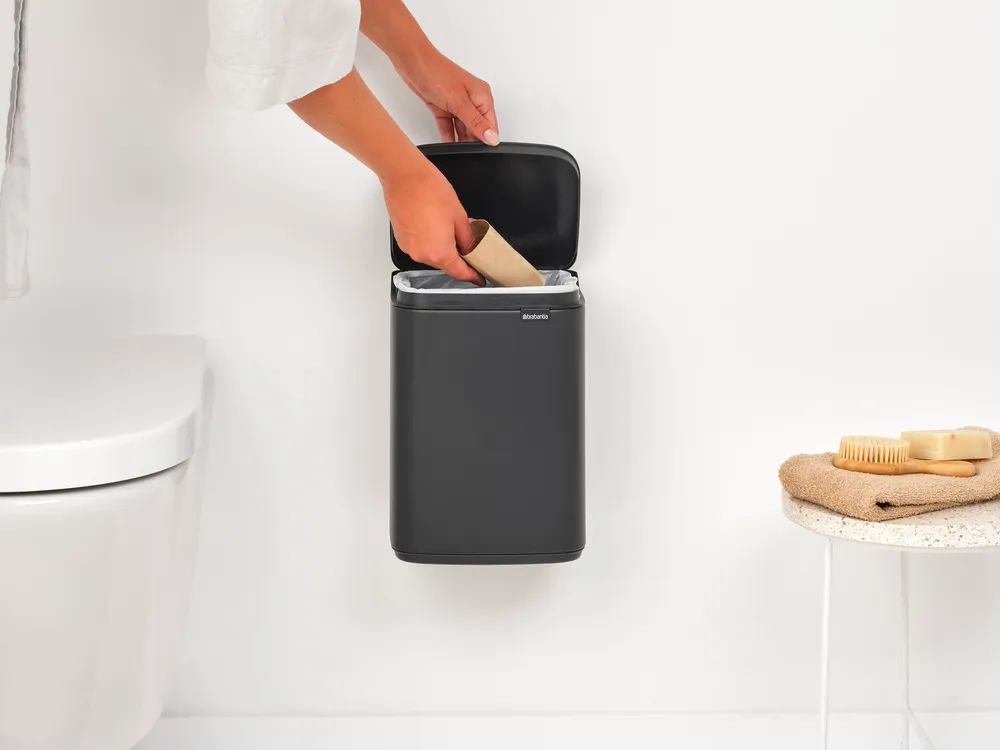 Brabantia Bo Mülleimer, 4L - Mineral Infinite Grey