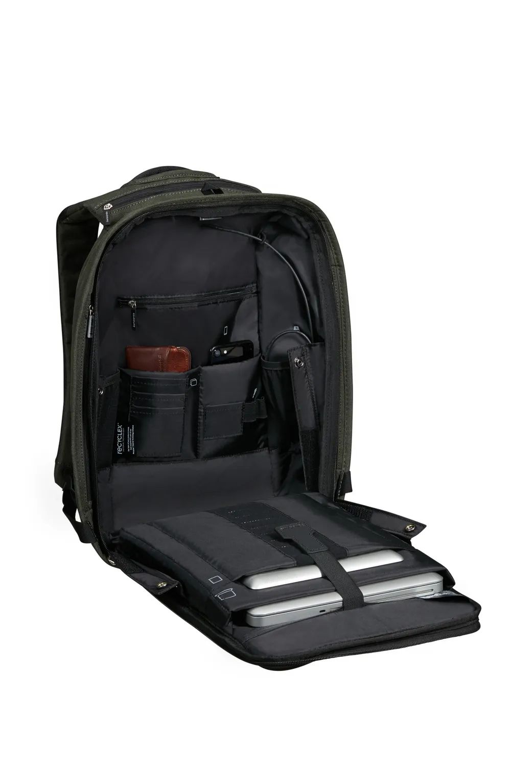 SAMSONITE SECURIPAK LAPTOP BACKPACK 15.6", FOLIAGE GREEN