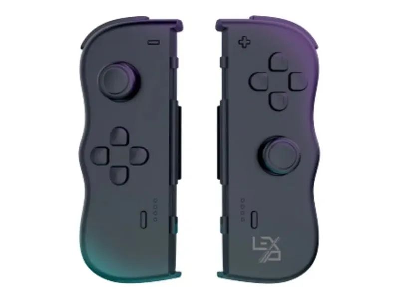 Steelplay Lexip Twin Pads - Game Pad - kabellos - 2.4 GHz/Bluetooth - Schwarz (Packung mit 2)