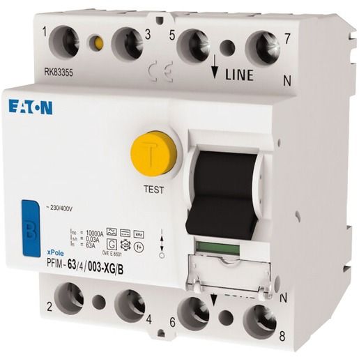 Eaton FI-SCHALTER STOßSTROMFEST 3KA / EATON PFIM-63/4/003-XG/B 300306