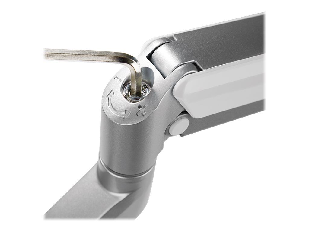 LogiLink Befestigungskit - einstellbarer Arm - Kunststoff, Aluminium, Stahl - Bildschirmgröße: 43.2-81.3 cm (17"-32")