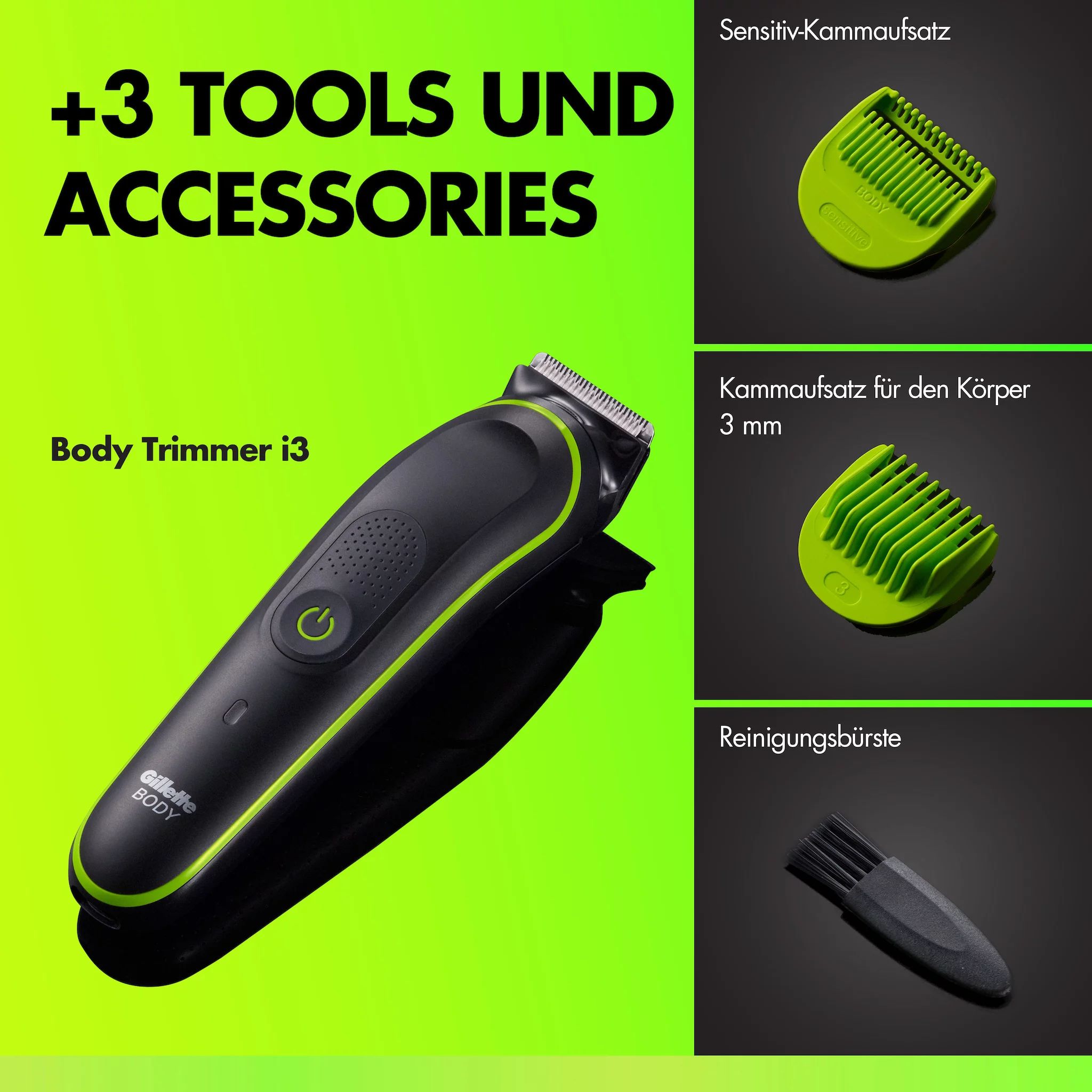Gillette Labs Body + Intimate Trimmer i3