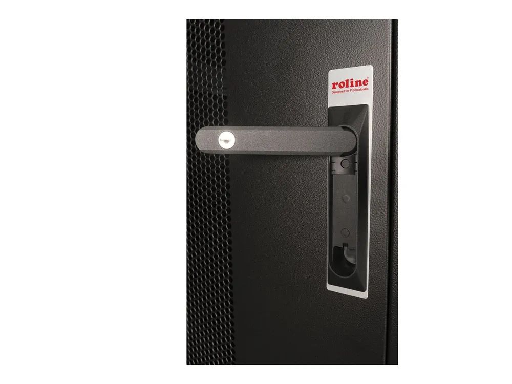 ROLINE Basic - Schrank Netzwerkschrank - perforierte Tür, 800x1000 BxT - RAL 9005, Jet Black - 42HE - 48.3 cm (19")