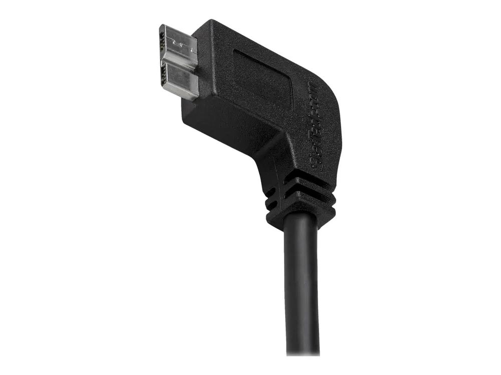 StarTech.com 50cm Slim Micro USB 3.0 Kabel linksgewinkelt - USB 3.1 Gen 1 (5 Gbit/s)