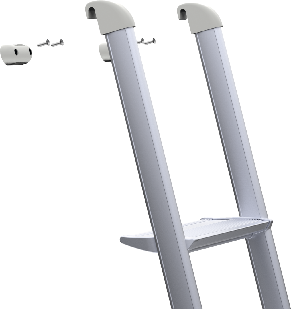 Lippert Alu-Alkovenleiter TITTA LARGE-STEP 130cm