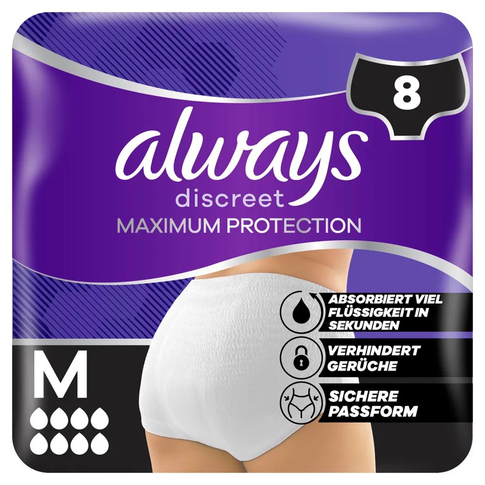 always Discreet Inkontinenz Pants Max Protection S/M 8