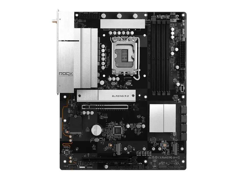 ASRock Mainboard B860 Rock WiFi 7 - ATX - DDR5