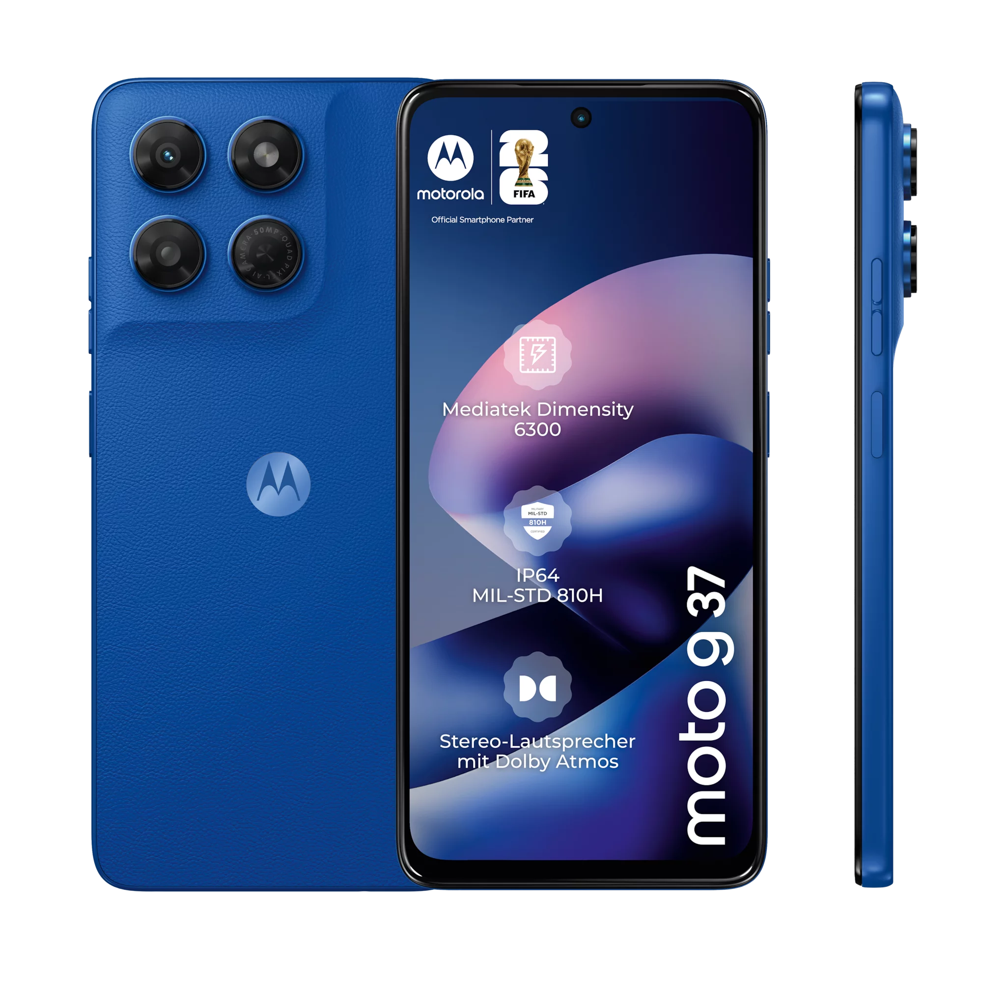 Motorola Moto G37 128GB/4GB PANTONE nautical blue