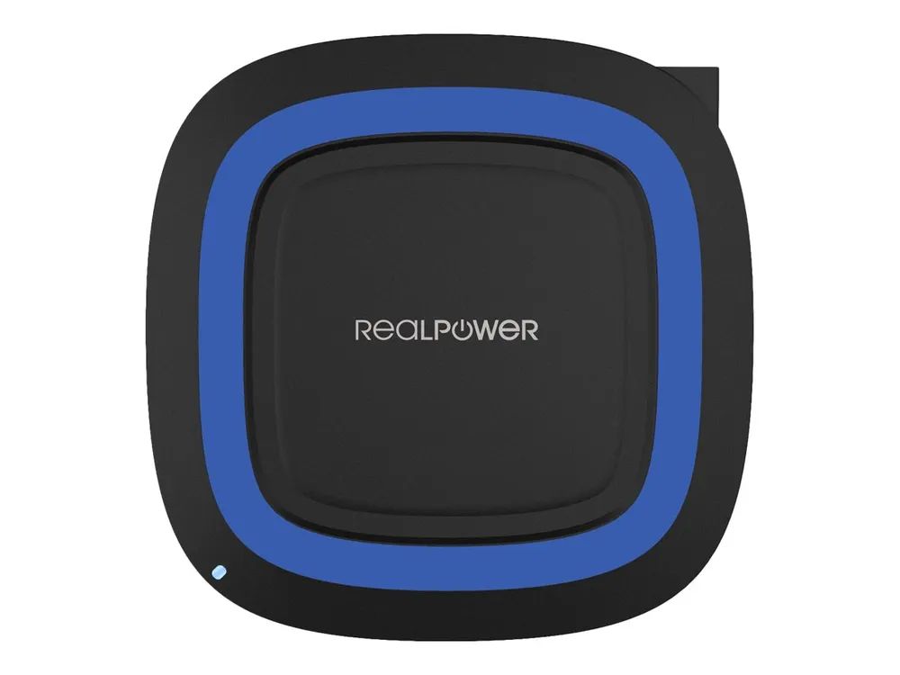 RealPower FreeCharge-10 - Kabelloses Ladegerät + AC-Netzteil