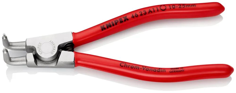 KNIPEX Sicherungsringzange für Außenringe auf Wellen mit Kunststoff überzogen verchromt 125 mm