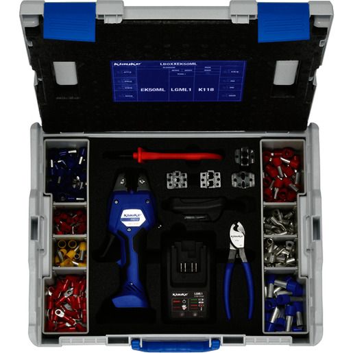 Klauke MICRO EK50ML LBOXX-KOFFER SET / KLAUKE E-MECH.CRIMPZANGE LBOXXEK50ML