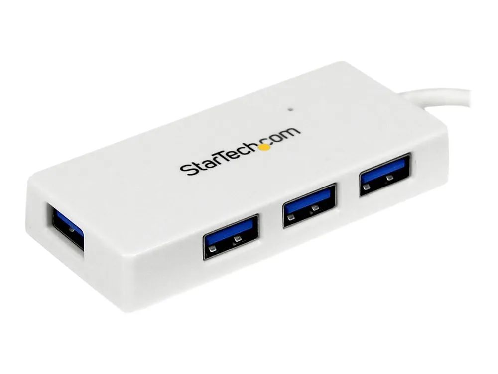 StarTech.com 4 Port USB 3.0 SuperSpeed Hub - Weiß