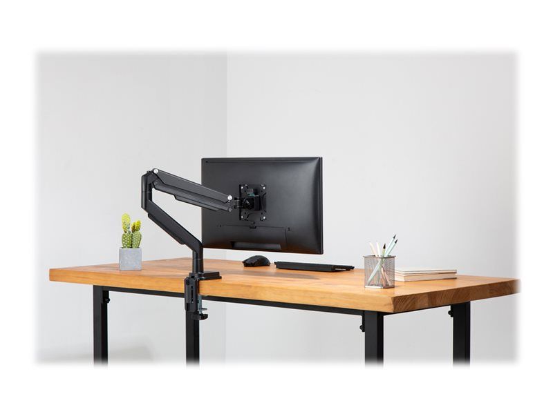 DIGITUS Single Monitorhalter mit Gasdruckfeder und Klemmbefestigung