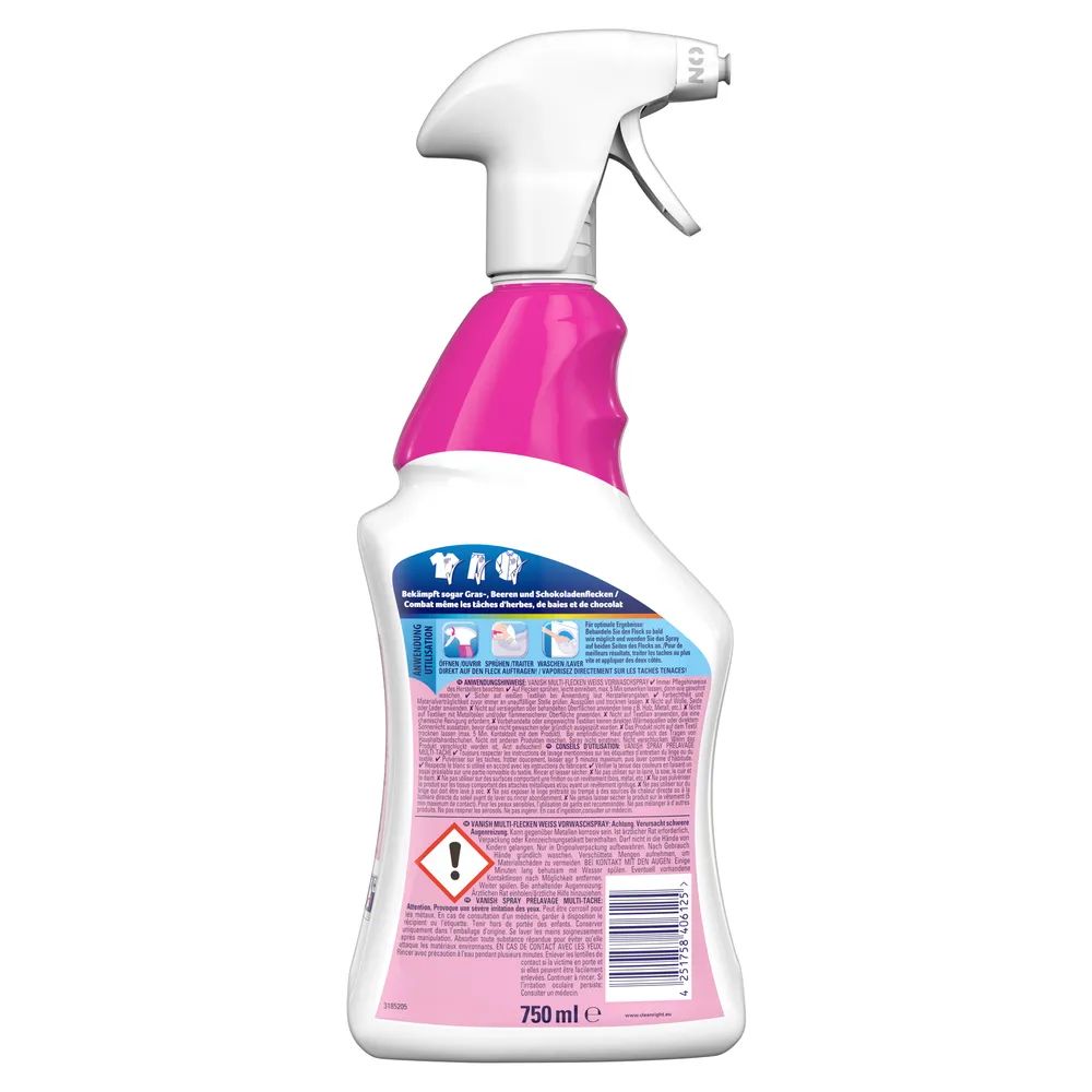 Vanish Multiflecken Vorwaschspray Weiss 750ml