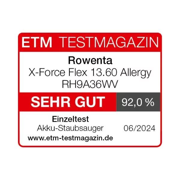 Rowenta RH9A36 Akku-Staubsauger X-Force Flex 13.60 Allergy