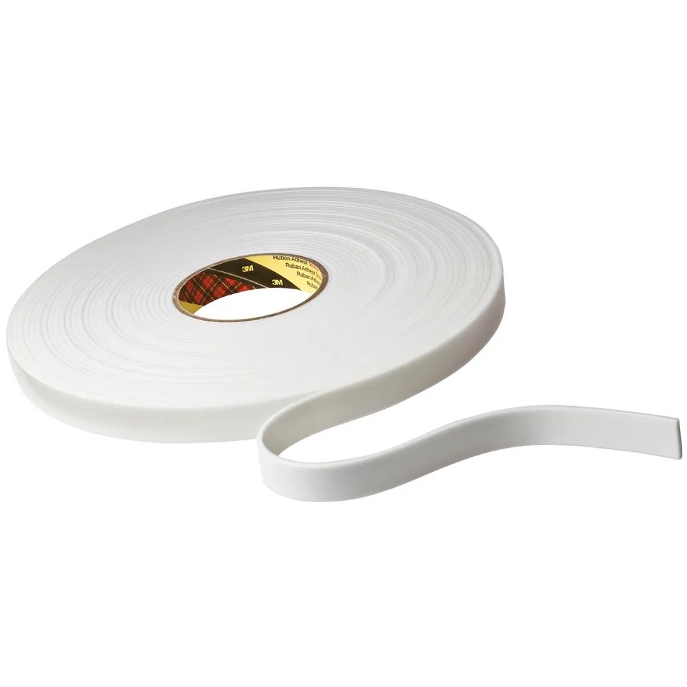 3M doppelseitiges Klebeband VHB 4959 F, 3mm x 25mm x 16,5m, weiß