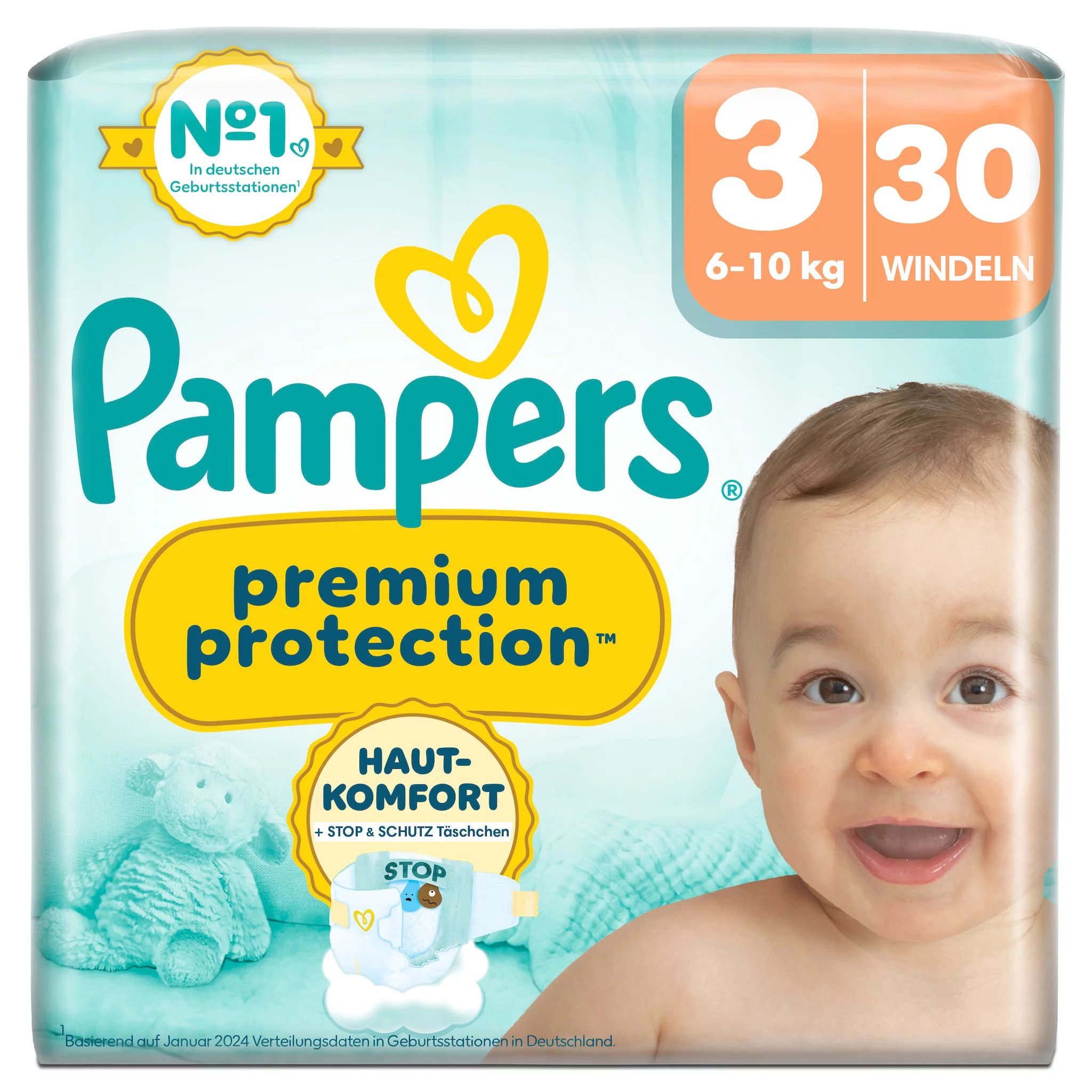 Pampers Premium Protection Gr.3 Midi 6-10kg Single Pack