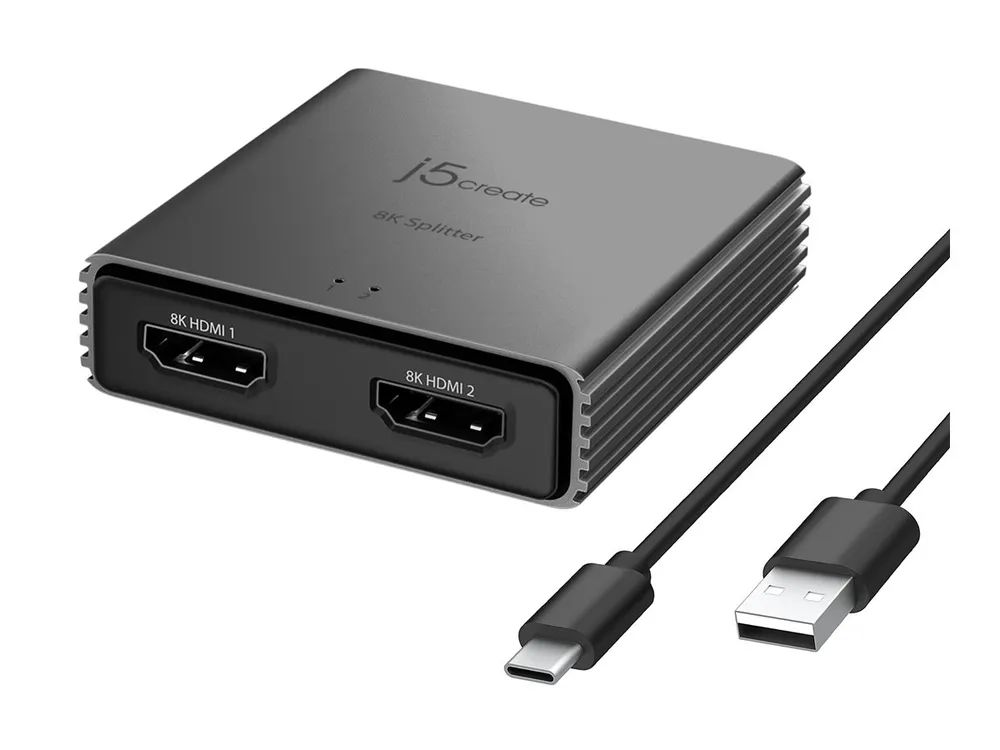 j5create JDSH812 - Video-/Audio-Splitter - 8K