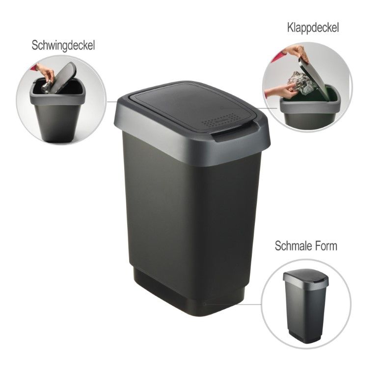 Rotho Swingeimer 10 l TWIST