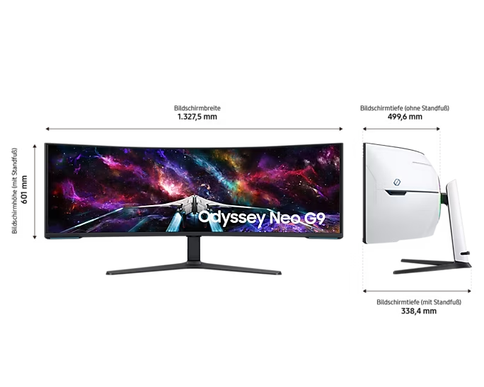 Samsung Odyssey Neo G9 G95NC, 57"