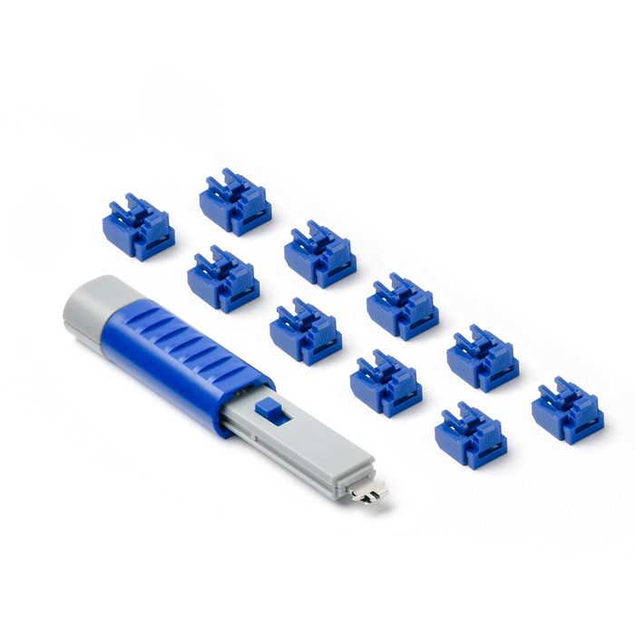 Smart Keeper Basic"RJ45 Port" Blocker dunkelblau 10 Stk.+Key - Kabel