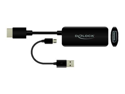 Delock Video- / Audio-Adapter - HDMI, Mikro-USB Typ B (nur Strom)