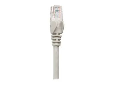 Intellinet Network Patch Cable, Cat5e, 3m, Grey, CCA, U/UTP, PVC, RJ45, Gold Plated Contacts, Snagless, Booted, Lifetime Warranty, Polybag - Patch-Kabel - RJ-45 (M)